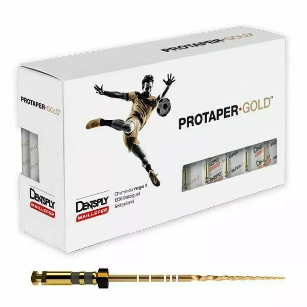 Dentsply Maillefer ProTaper Gold Rotary Files SX 19mm 18 Shaping Files 3PKS