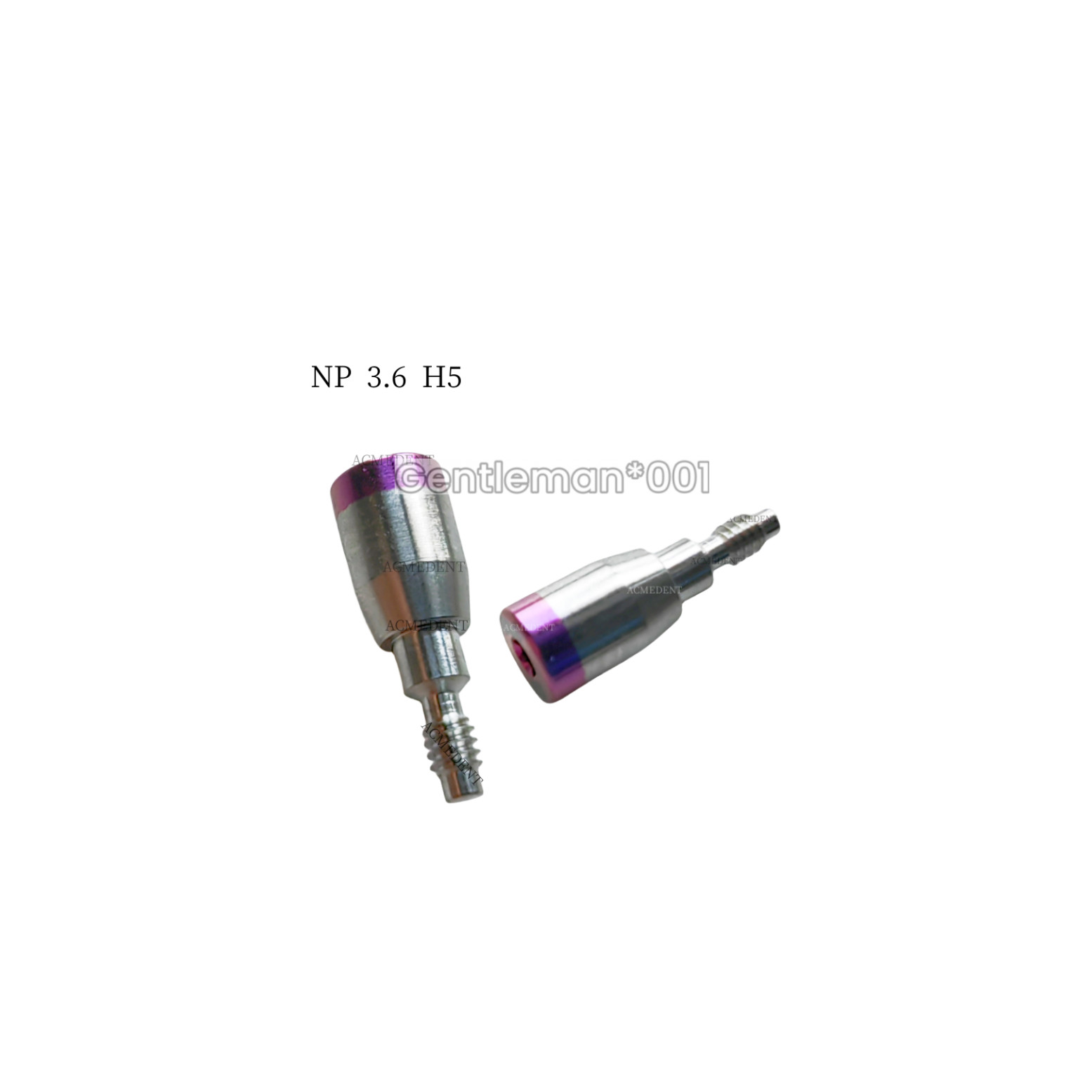 Dental Nobel Healing Abutment Caps RP NP Fit NOB Active ∅3.6/5.0/6.0 H3/5/7mm