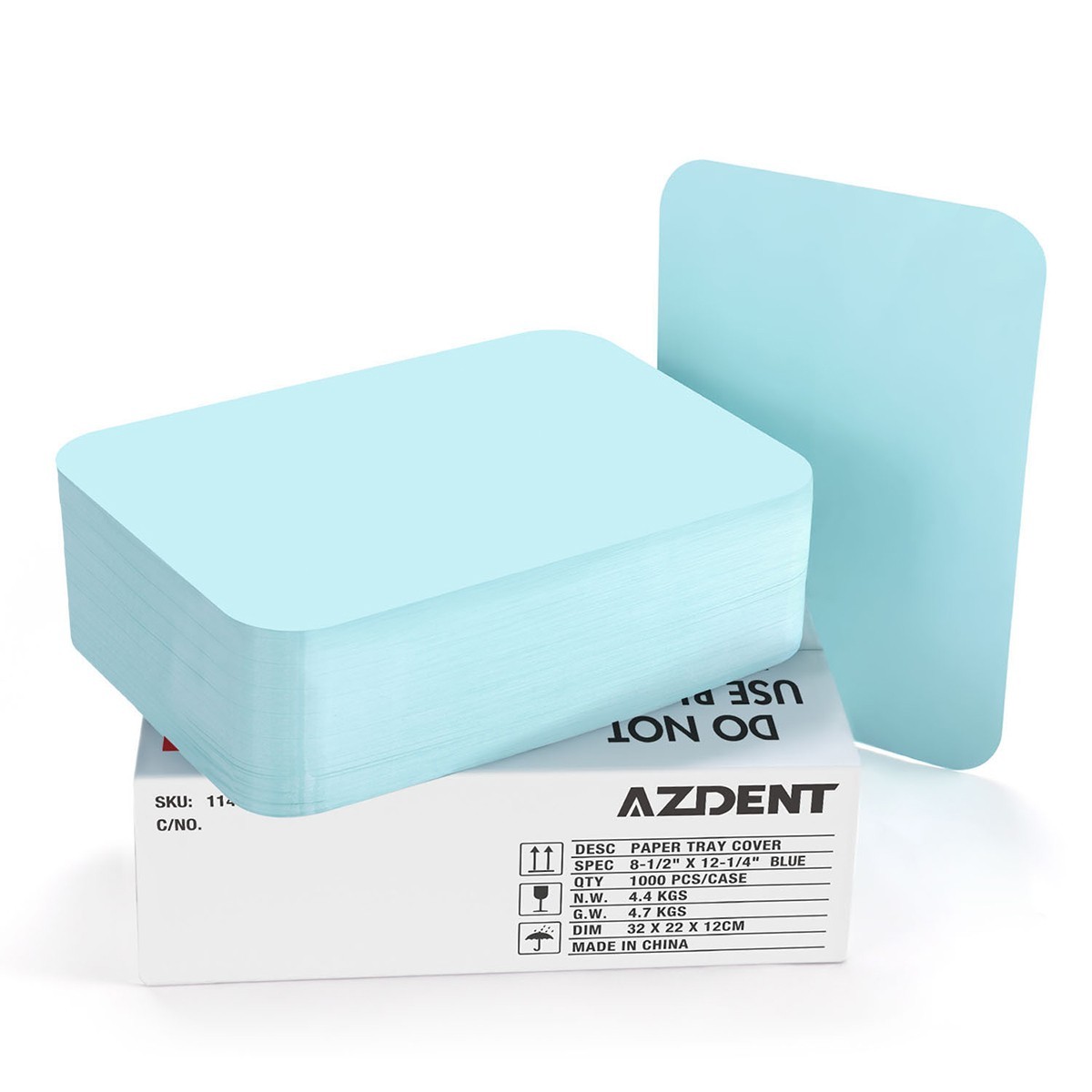 1000pc Disposable Medical Dental Tray Covers Paper for Size B Trays -12.25″x8.5″
