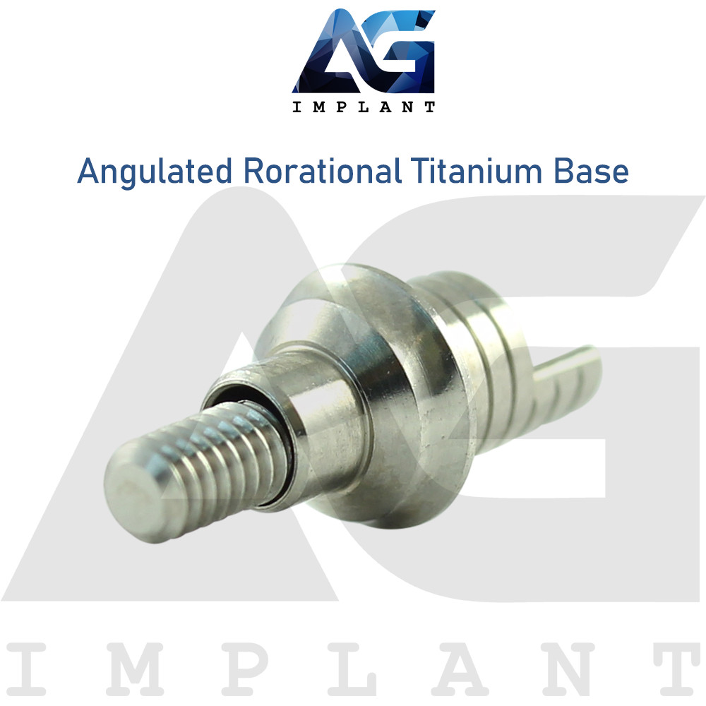 Angulated Titanium Base Rotational Prosthetic System Int Hexagon 2.42mm
