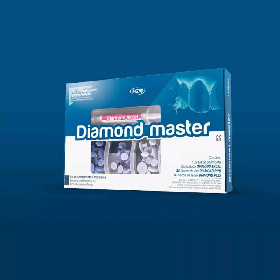 FGM Diamond Master Kit for Finishing & Polishing of all Restorative Materials.