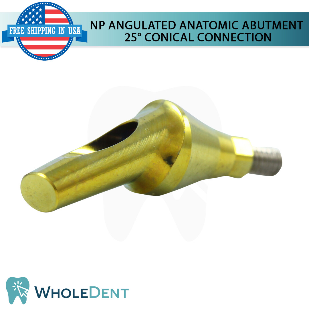 X1 NP Conical Connection Angulated Anatomic Abutment 25° Dental Ø5.0mm
