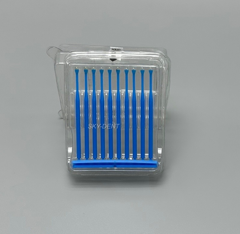 200pcs Dental Bonding Stick Adhesive Tip Applicator For Crown Porcelain Veneer