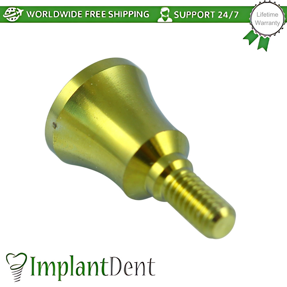 50x Concave Anatomic Dental Healing Cap Wide Platform Ø5.5mm Int Hex 2.42mm