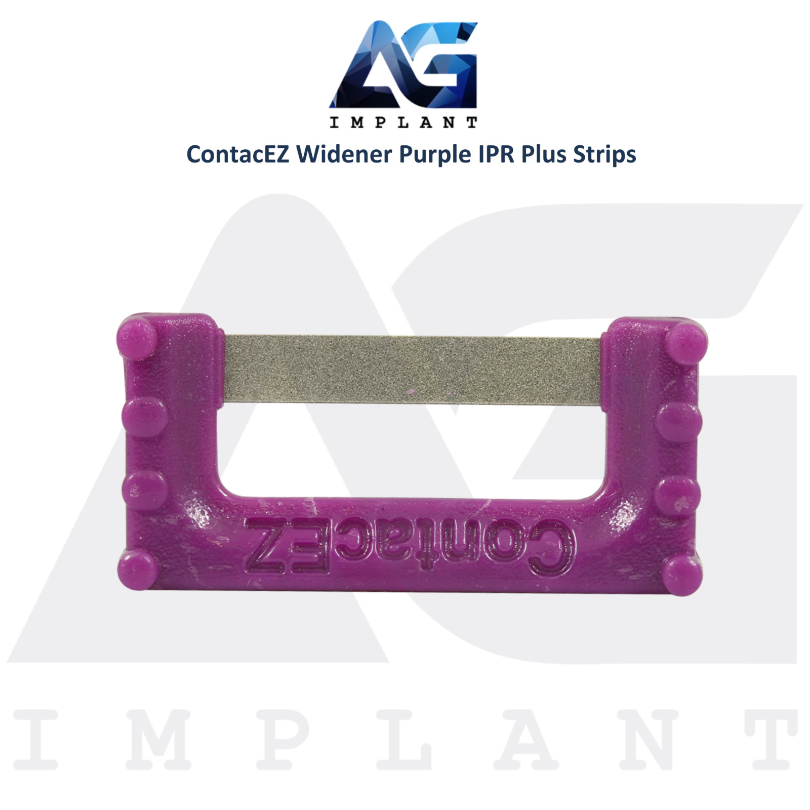 Double Sided Widener Purple Flexible Diamond Coated Dental IPR Plus Strips Set