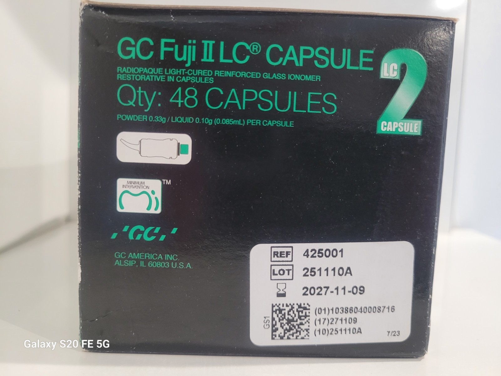 GC FUJI II LC CAPSULES A 1 – 48/BX
