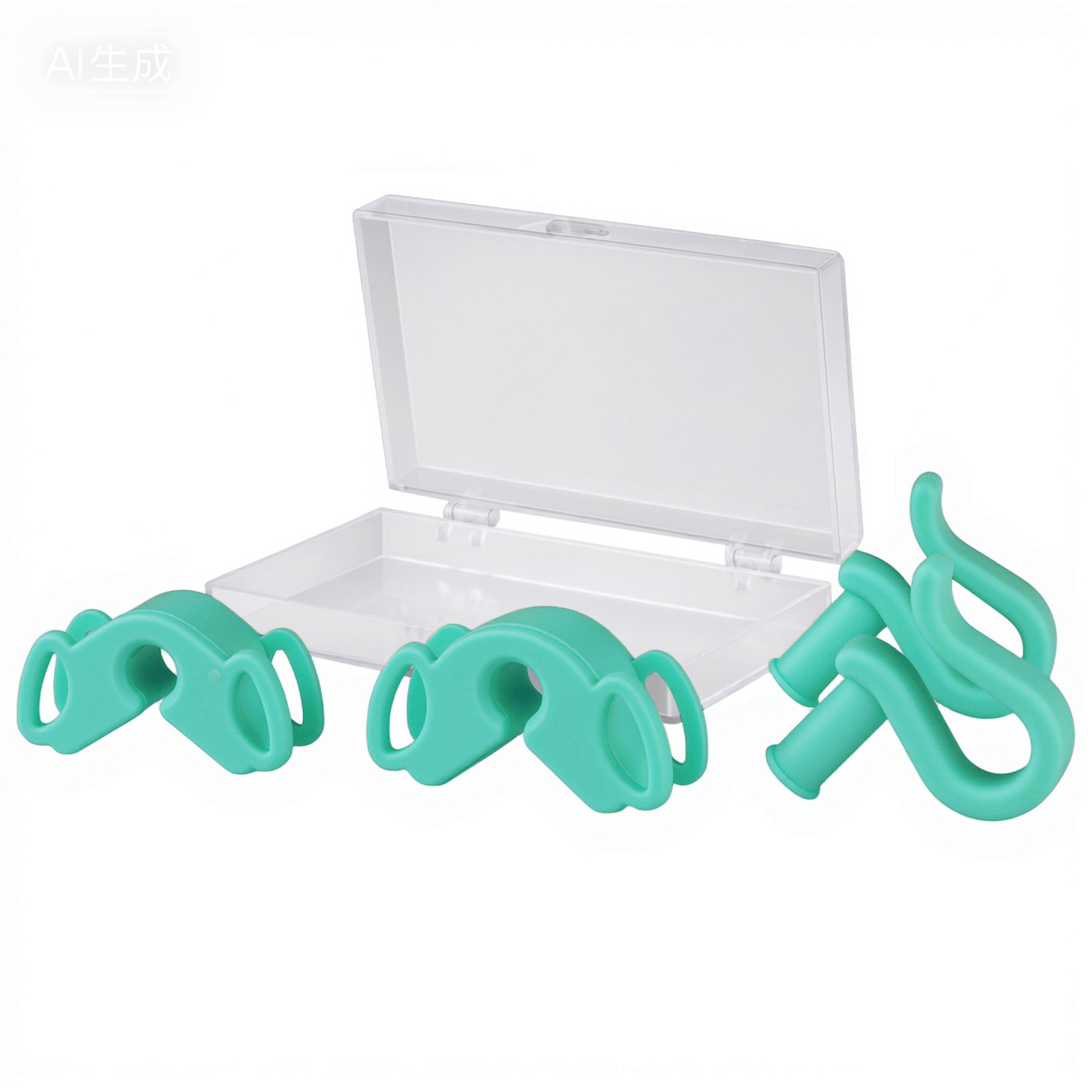 2Pcs/set Autoclave Dental Silicone Bite Blocks Orthodontics Cheek Retractor