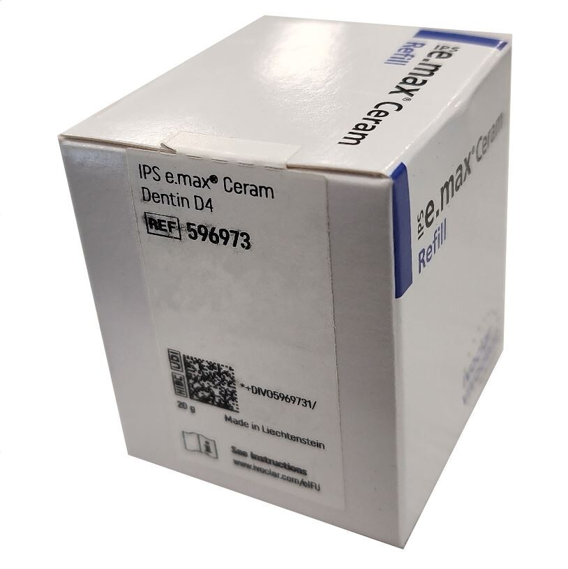 *1-Piece* Ivoclar Vivadent IPS e.max Ceram D4/TI 1 Dentin 20g Refill 596973