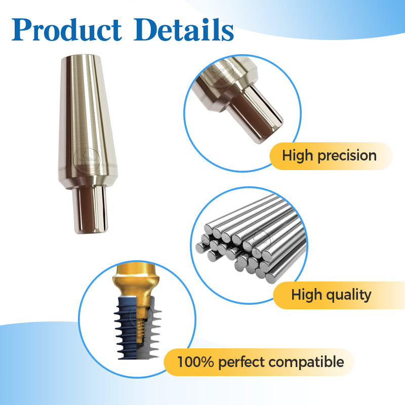 4-20Pcs Straight abutment with Screw compatible with Bredent SKY