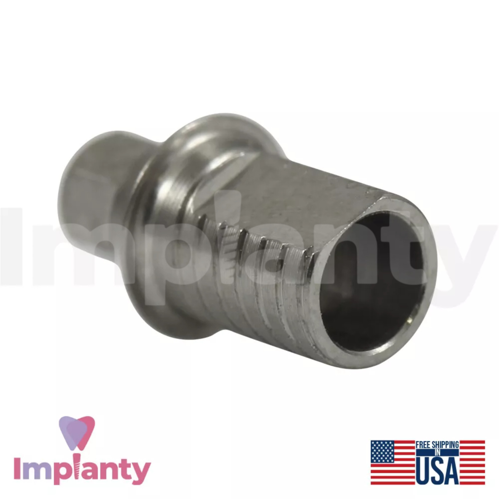5x GDT Dental Anti Rotational Titanium Base Slim Platform Ø4.8mm Int Hex 2.0mm
