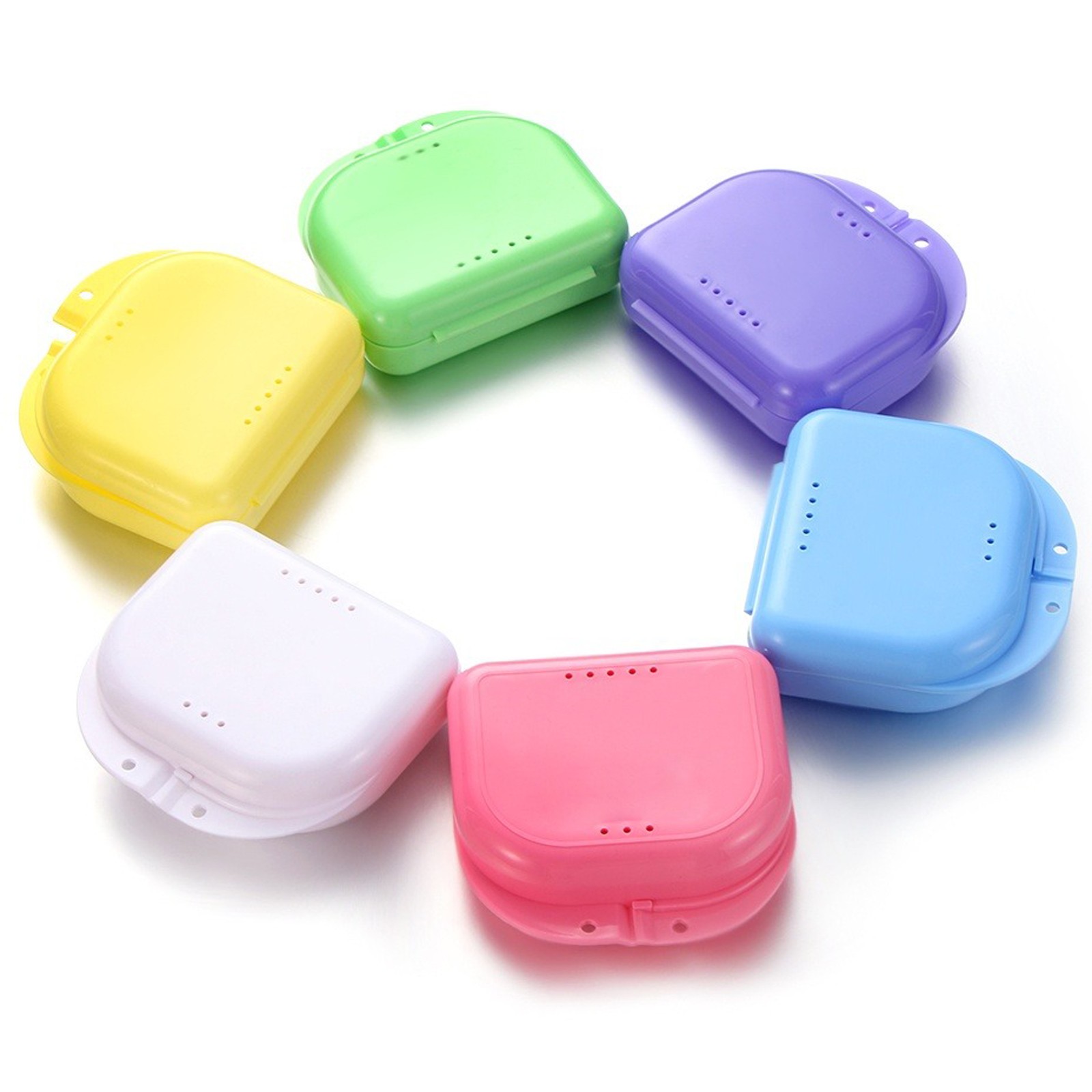 Up to 70 Dental Retainer Denture Storage Case Box Mouthguard Container Assorted