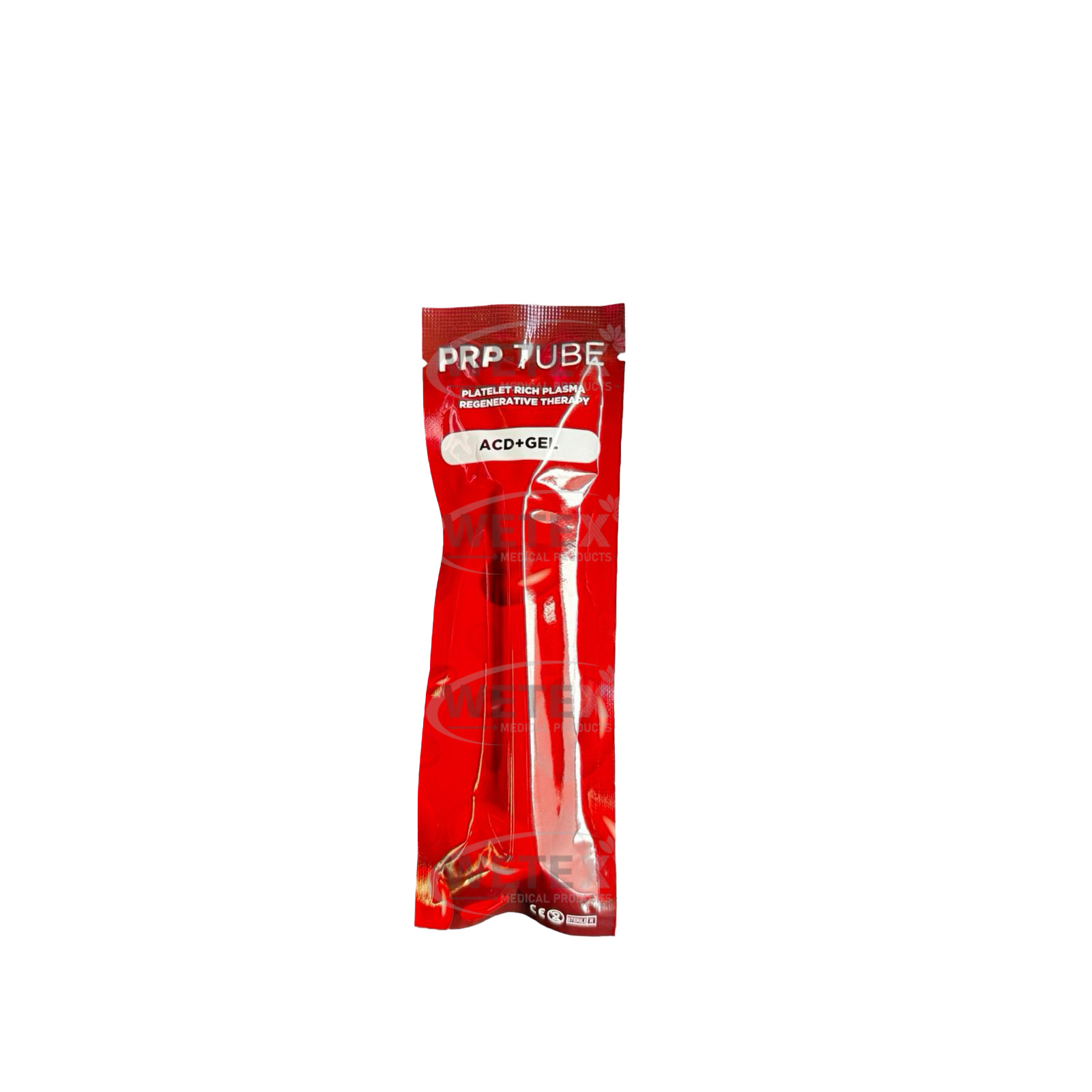 Platelet-Rich Plasma (PRP) Tubes with ACD, Gel Separator,Glass.EXP 05/26(10 PCS)