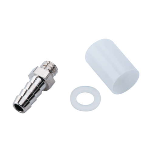 DCI 0075 10-32 x 1/8” Barb Fitting with Washer and Sleeve 10pk
