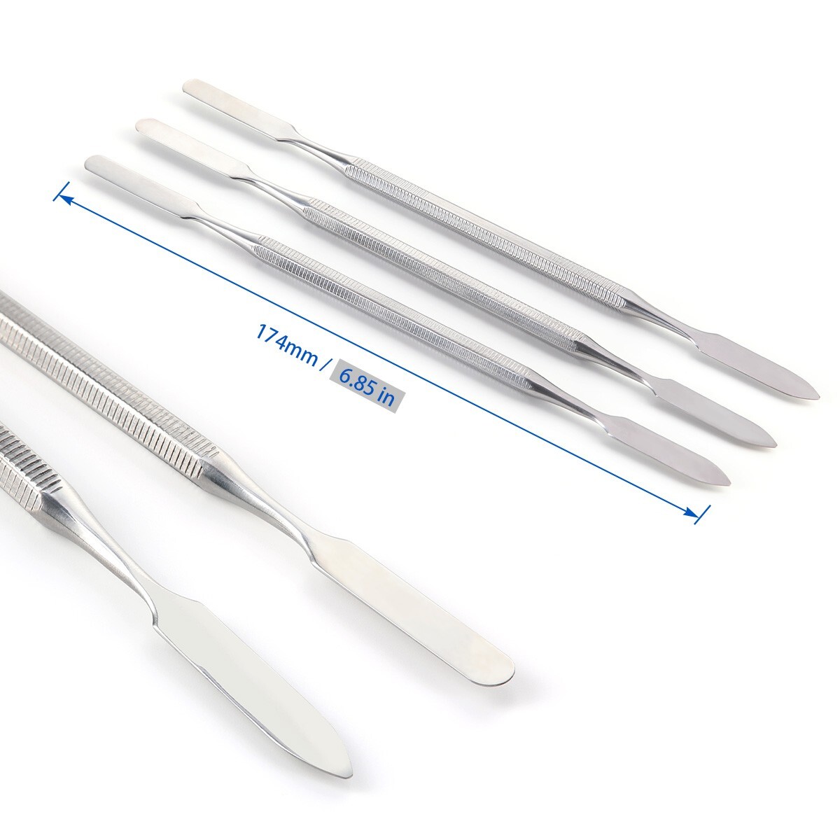Dental Lab Carvers Stainless Steel Mixing Spatula Tool Double Ended Instrument