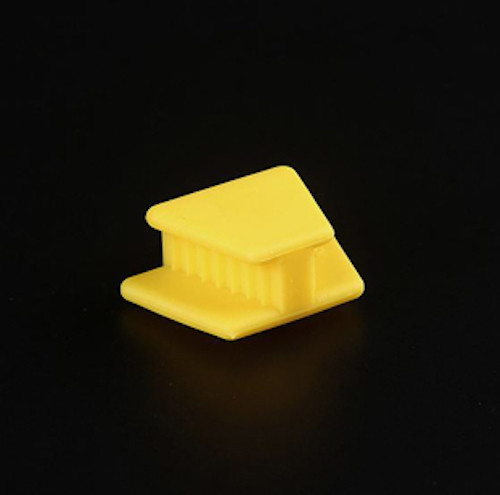 Silicone Mouth Props Bite Blocks 2 pcs Small Yellow Child Dental Tat Piercing