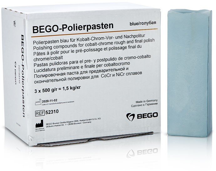 Bego POLISHING COMPUND BLUE – 3 pcs