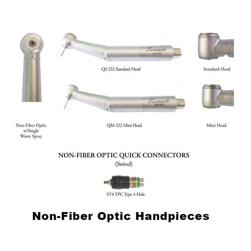 TPC Dental Non-Fiber Optic Handpieces Single Water Spray