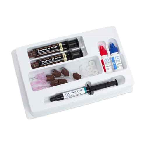 Core Paste XP Enamel w/ Fluoride, Dual Cure Syringe – Intro Kit: 2 x 2 gm
