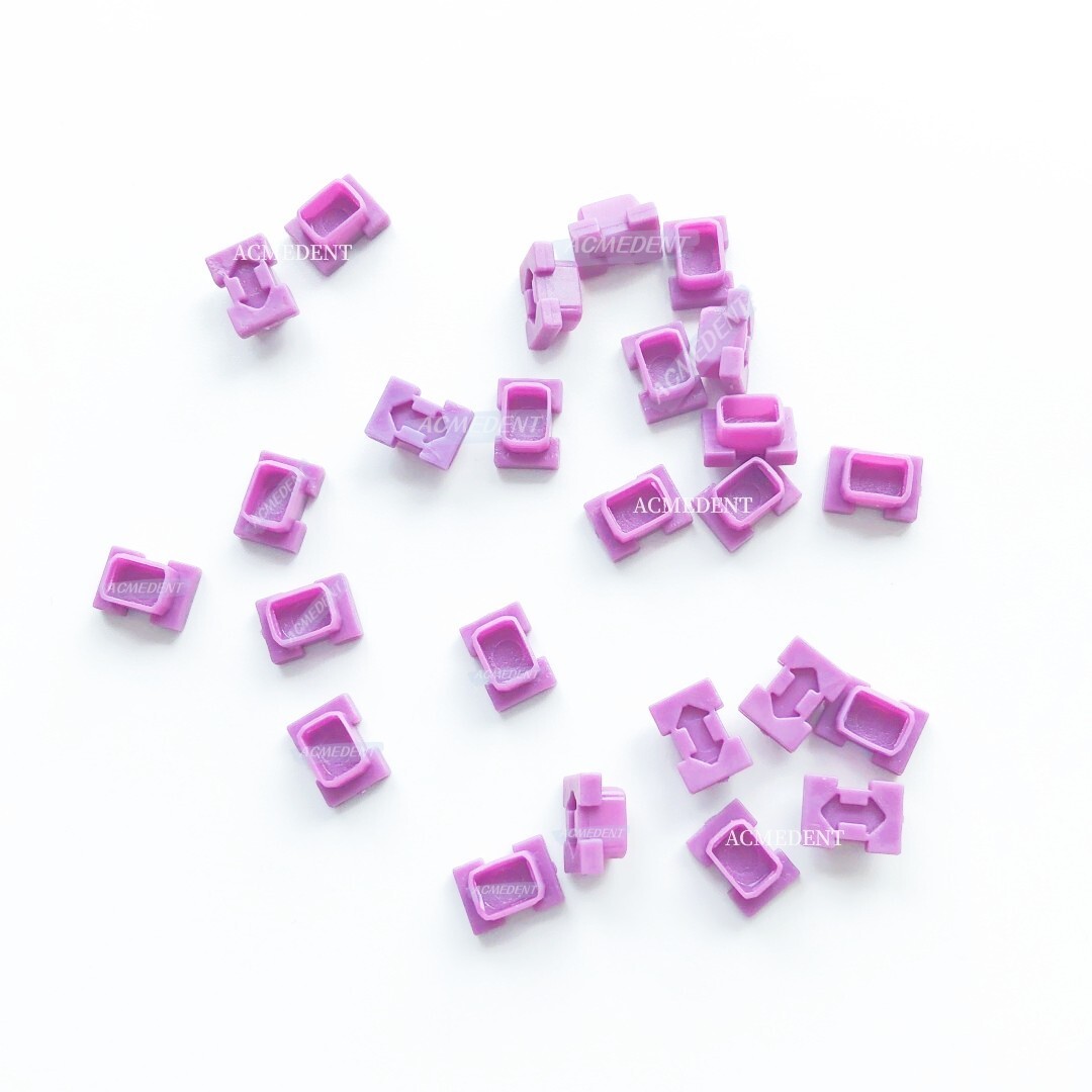 20Pcs Dental ITI Snap Caps Closed Tray RC Impression Coping Fit Straumann Purple