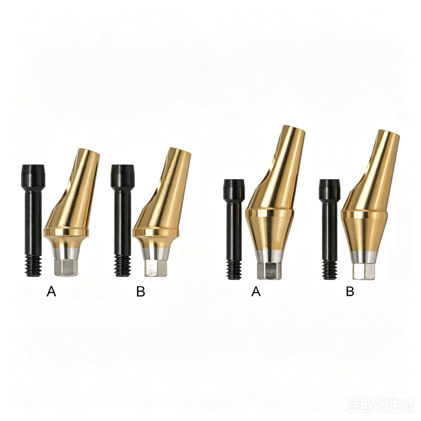 Dental Angled Abutment 17° Hex fit HIOSSEN DIO DF II Neo Biotech Implant System