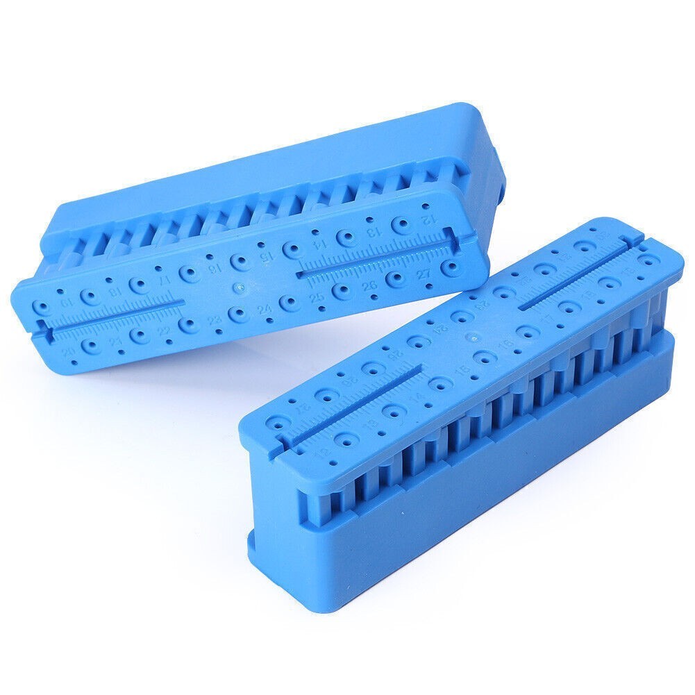 Dental Endo Measuring Block Endodontic File Holder Measuring Ruler Autoclavable