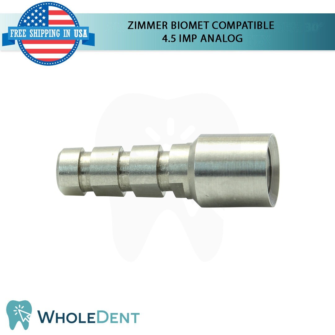 X10 Analog Compatible With Zimmer Biomet® 4.5mm WP Int Hex Component Dental