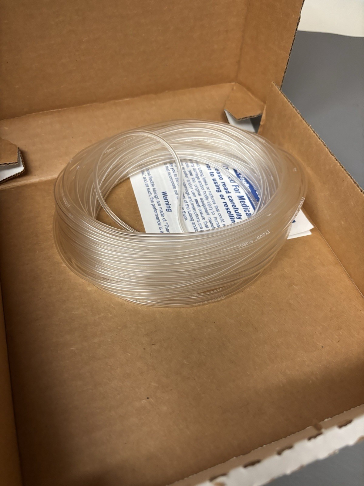 TYGON AAC00002 R-3603 1/16″ ID 1/8″ OD Clear Flexible PVC Tubing 50 FT