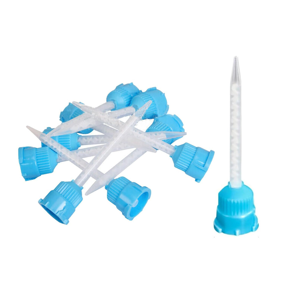 100PCS Dental Mixing Tips for Impression Material C&B Cements US FREE&FAST SHIP