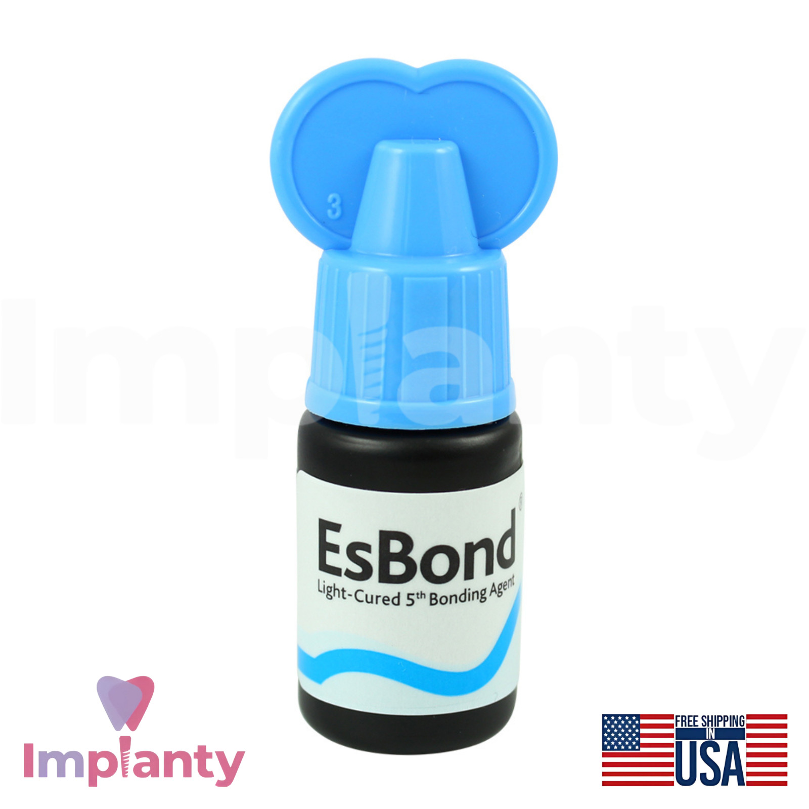 Dental EsCom100 Restorative Nan0hybrid Composite Resin System Kit Light Cure