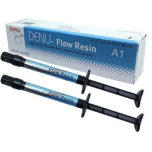 HDI Denu Flow Light Cure Flowable Composite Resin Shade A1 2 x 2g syringes + tip