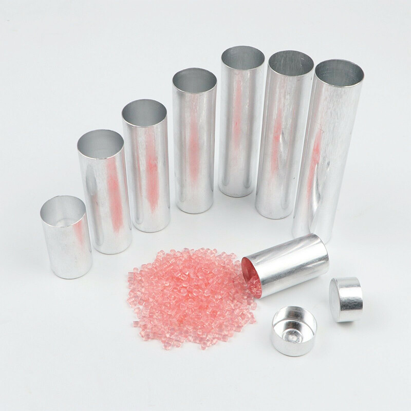 100Pcs Empty Dental Aluminium Cartridge Tubes for Load Resin Particles – 25.5mm