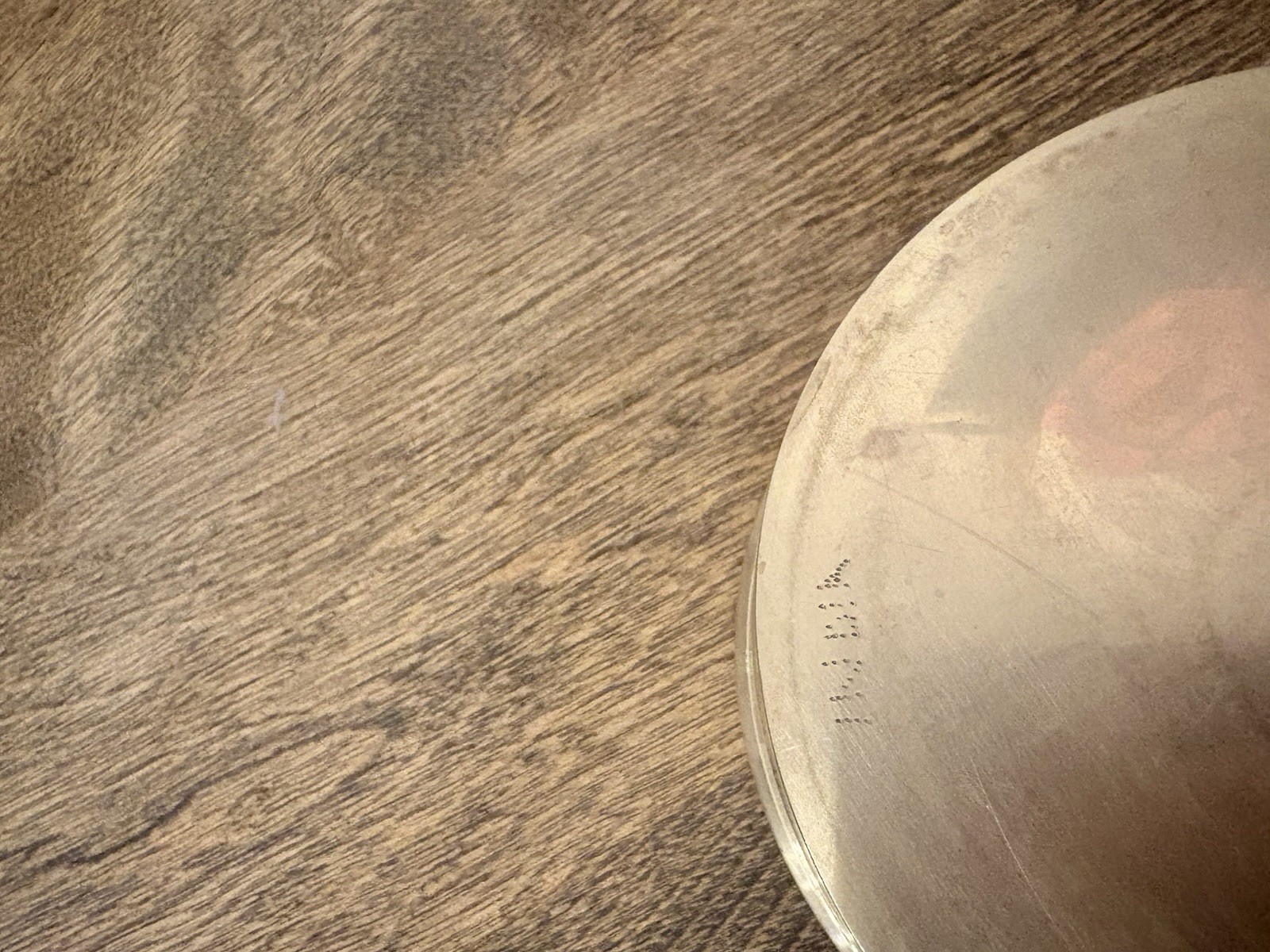 Test Sieve 4” ID Brass Collecting Pan 1.25” Depth Solid Brass Bowl