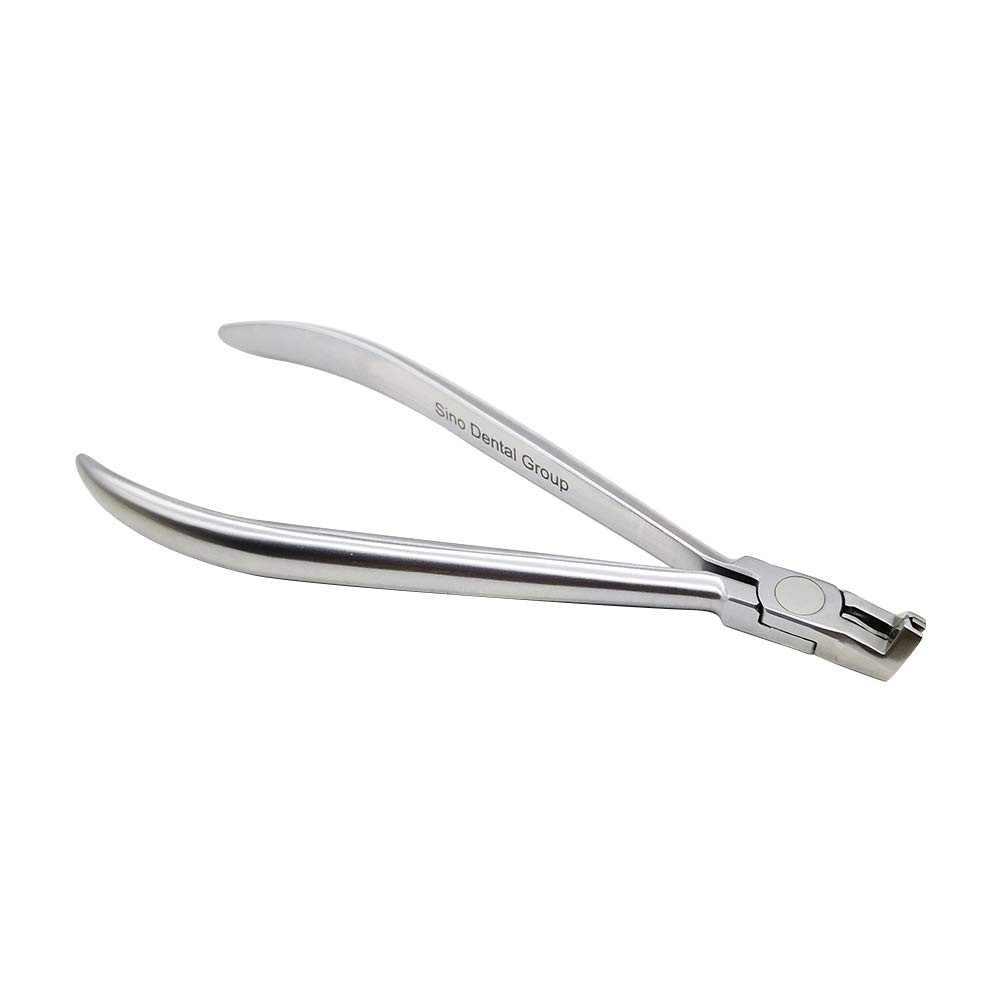 Dental Orthodontic Distal Cutter Plier, Flush Mini head long handle, Sliver