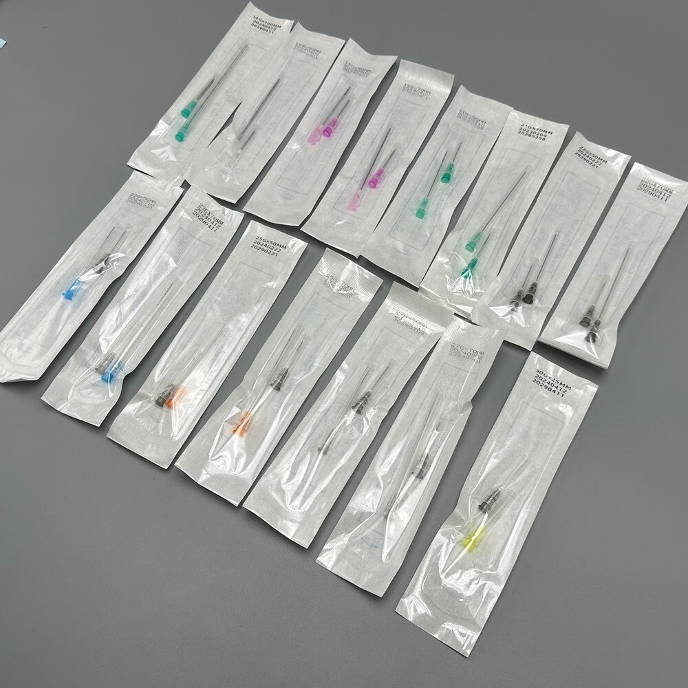 Brand New 5/10/50XDisposable Blunt Cannula with Puncture 18G 50mm-30G 25mm USA