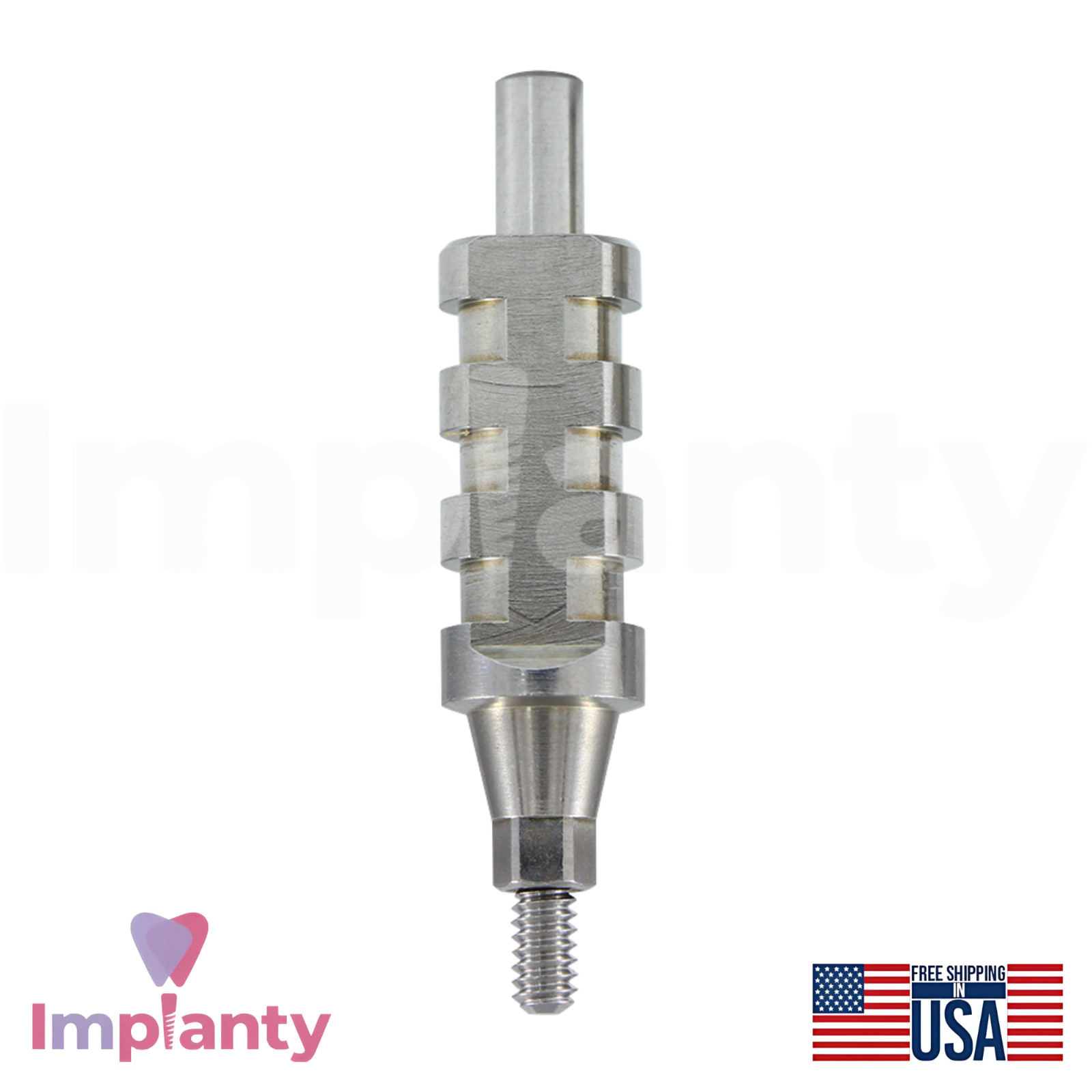 10x GDT Conical Hex 2.25mm Connection Titanium Dental Fixture Set NP Ø3.5mm