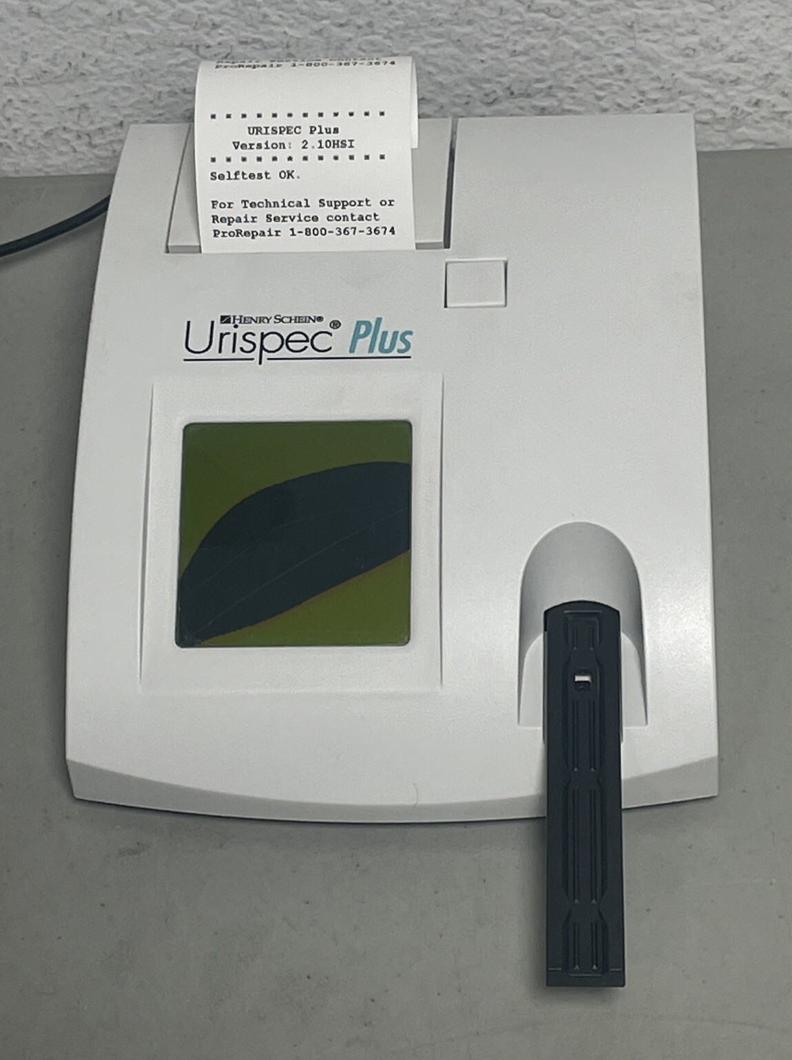 Henry Schein Urispec Plus Urinalysis Analyzer w/Power Supply-FOR PARTS OR REPAIR