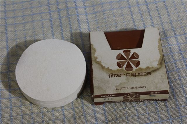 Vintage Eaton Dikeman Grade 615 Size 9cm Filter Paper in Box