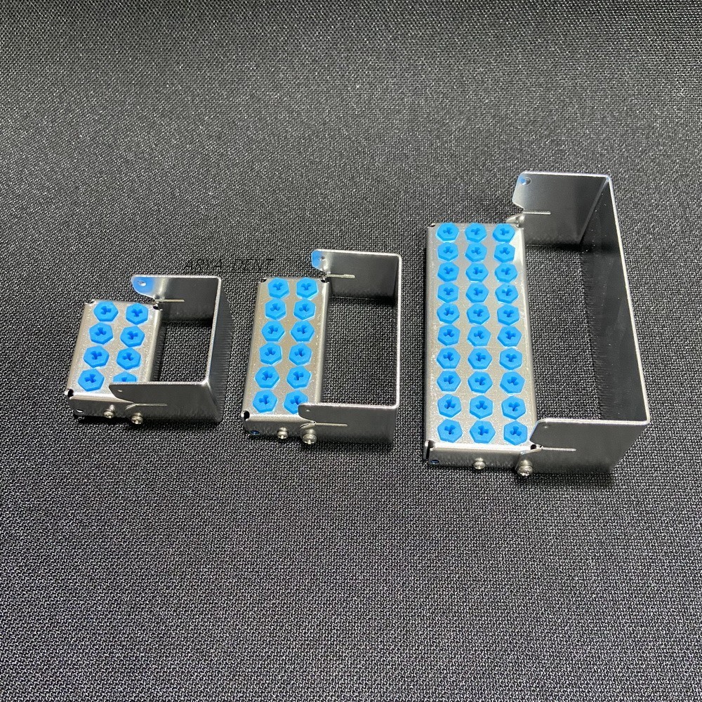 Dental Disinfection Box Implant Drill Bur Organizer Holder Block 8/12/30 Holes