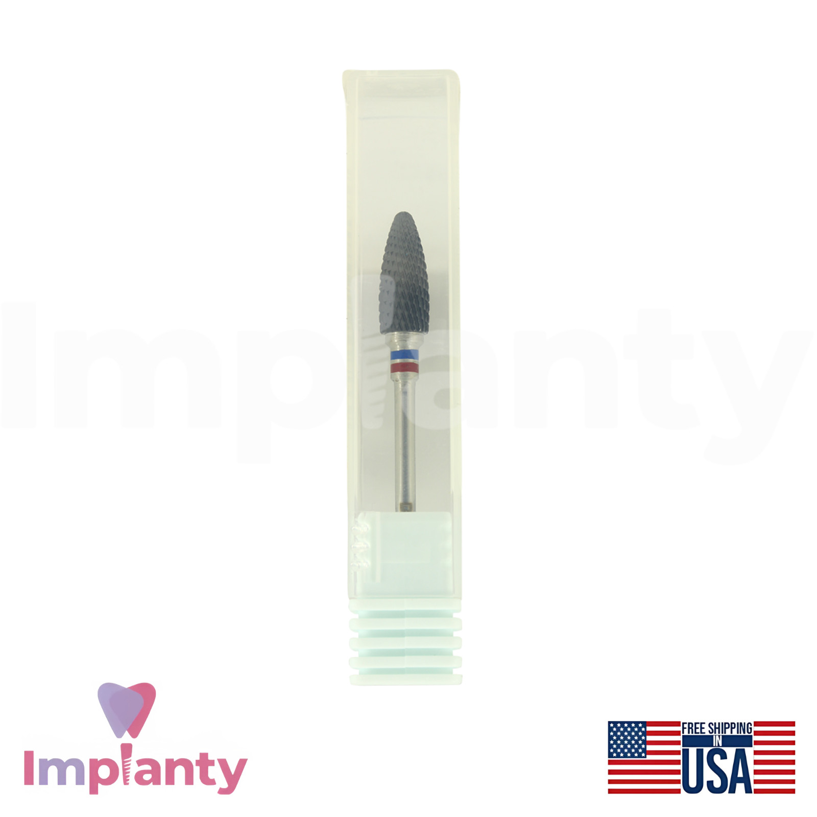 Cross Cut Fine Zirconia Dental Bur Ø6.0mm x 14mm Dentistry Contouring Tool
