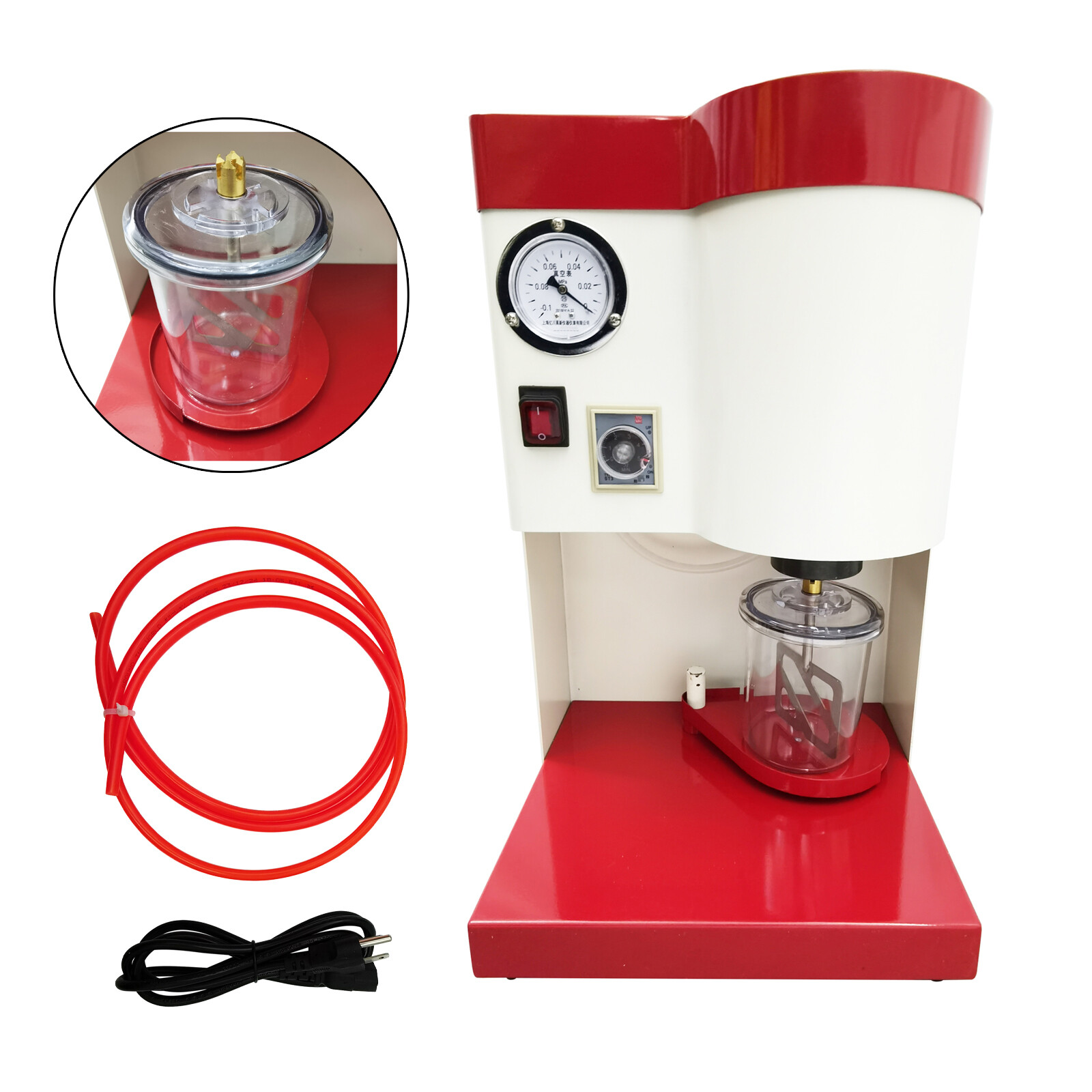Lab Vacuum Mixer Vacuum Mixer Built-in Vacuum Pump Table Type 110V 60HZ 150W