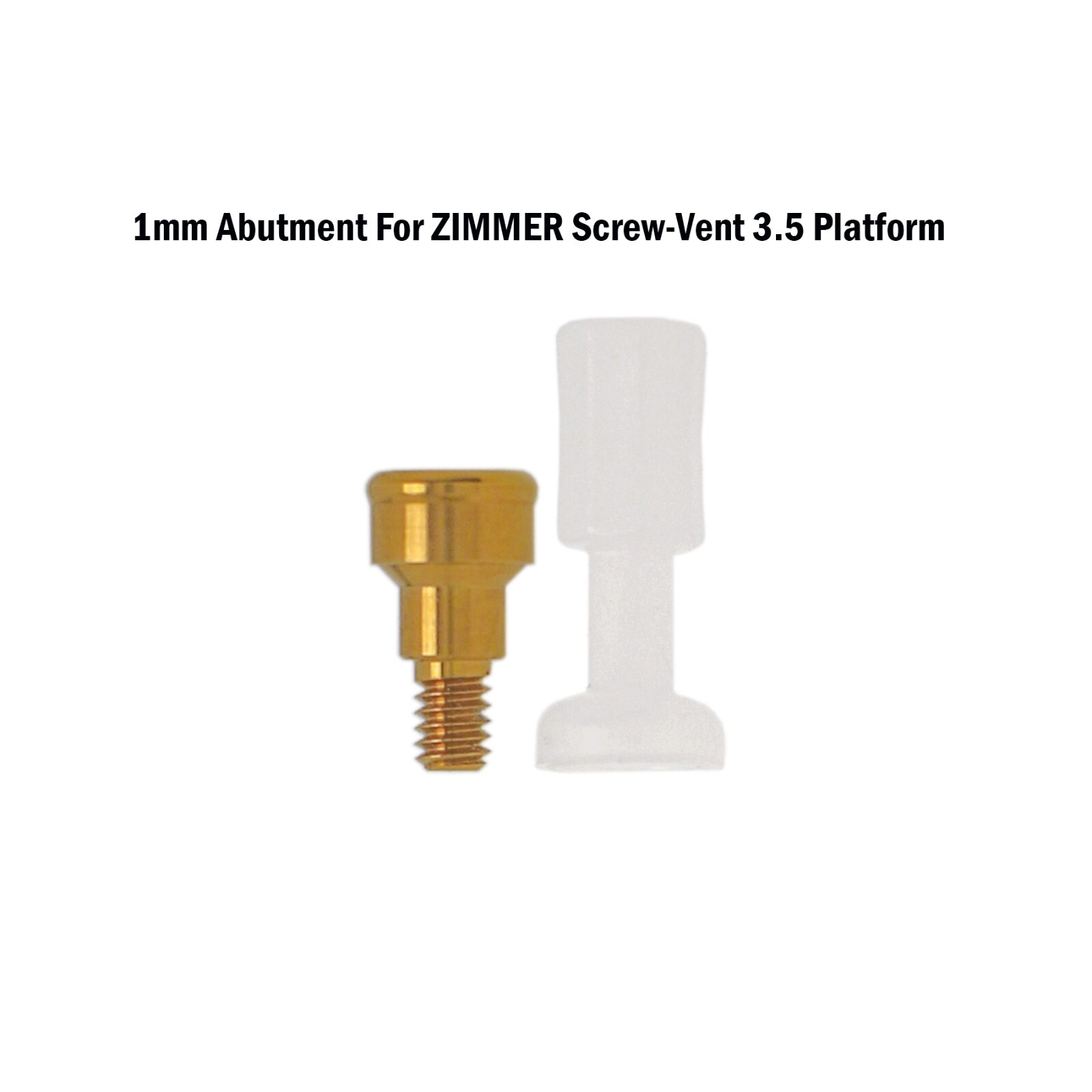 US Locator Abutment compatible Zimmer Tapered Screw-Vent TSV 3.5/4.5 1-5.0mm GH