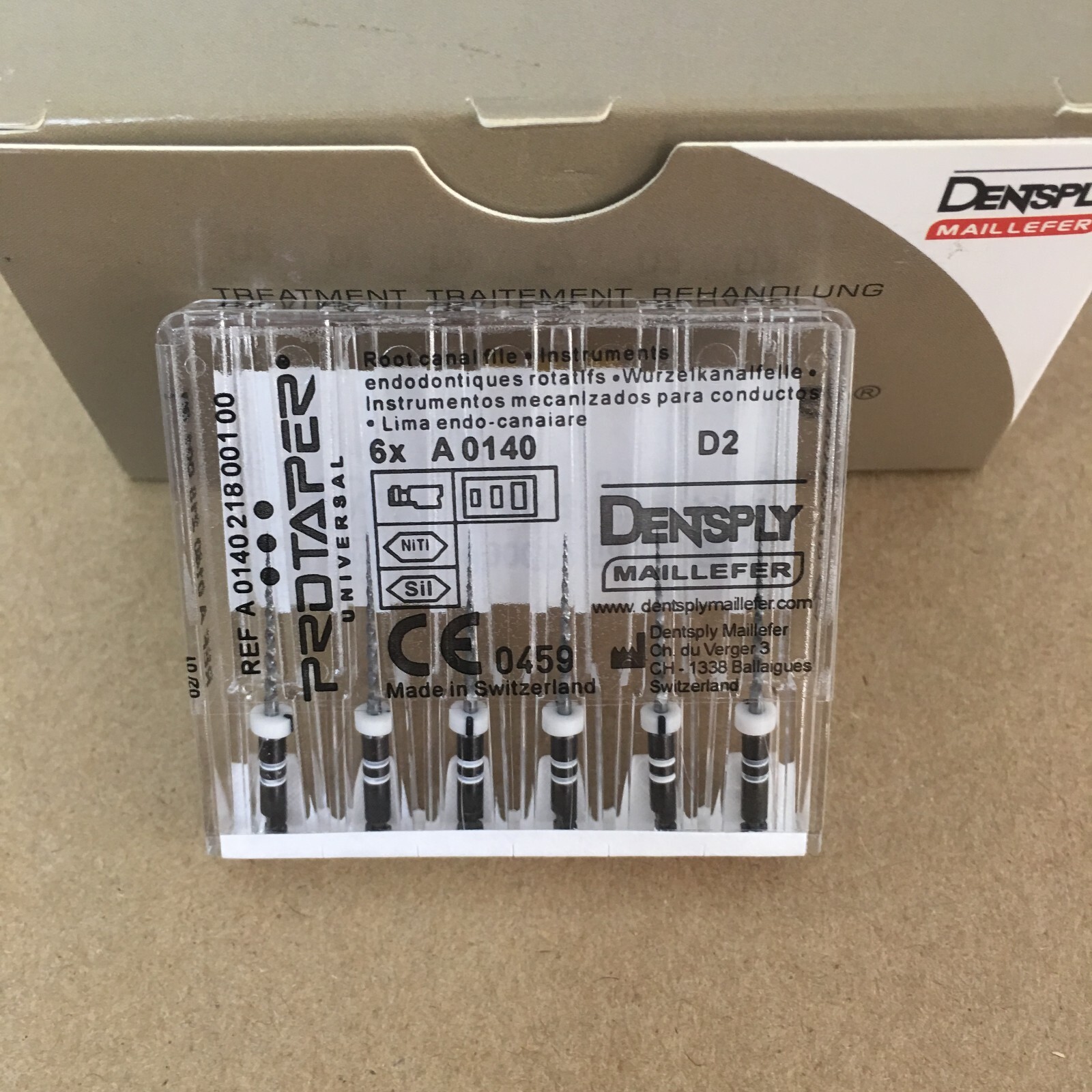 Dentsply ProTaper Universal Rotary Retreatment Files D1,D2,D3,D1-D3 Pack Of 6