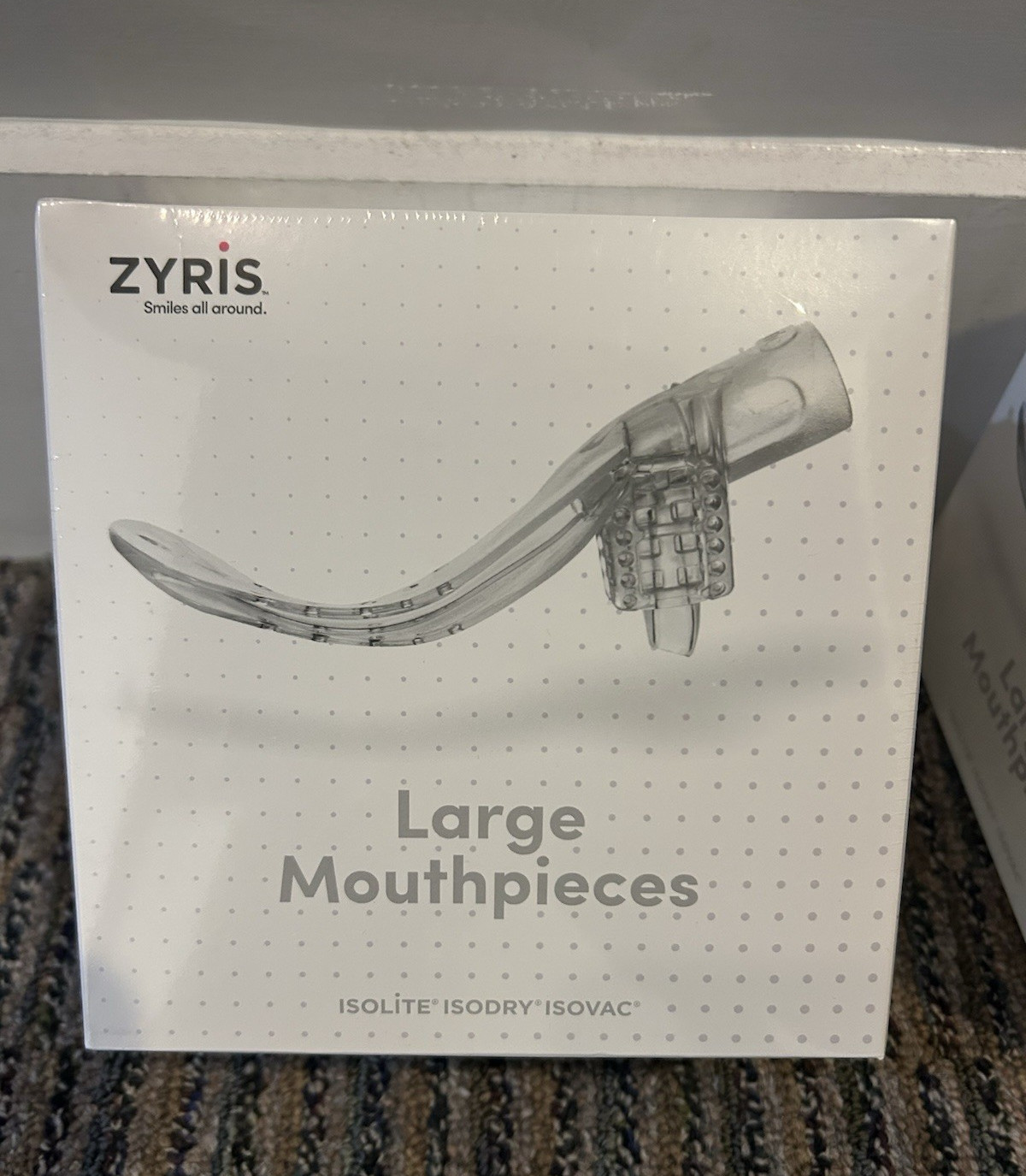 4 boxes Zyris Isolite Isodry Isovac Large Mouthpieces for Dentistry Use