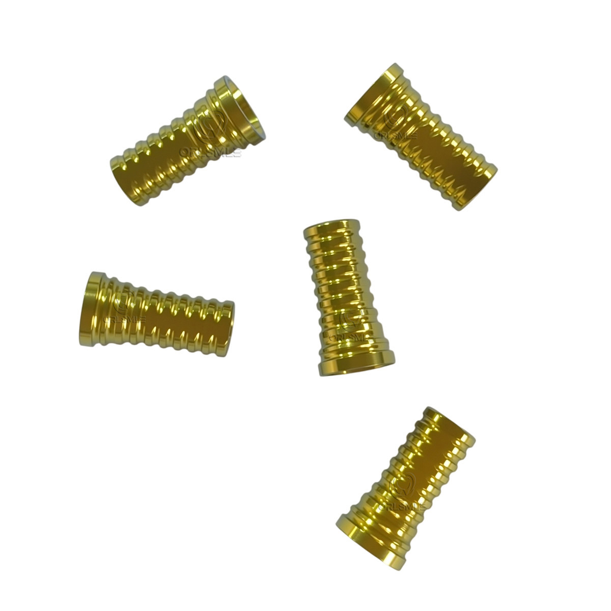 5 pcs MU Temporary Ti Cylinder non engaging conical abutment fit to MIS Seven
