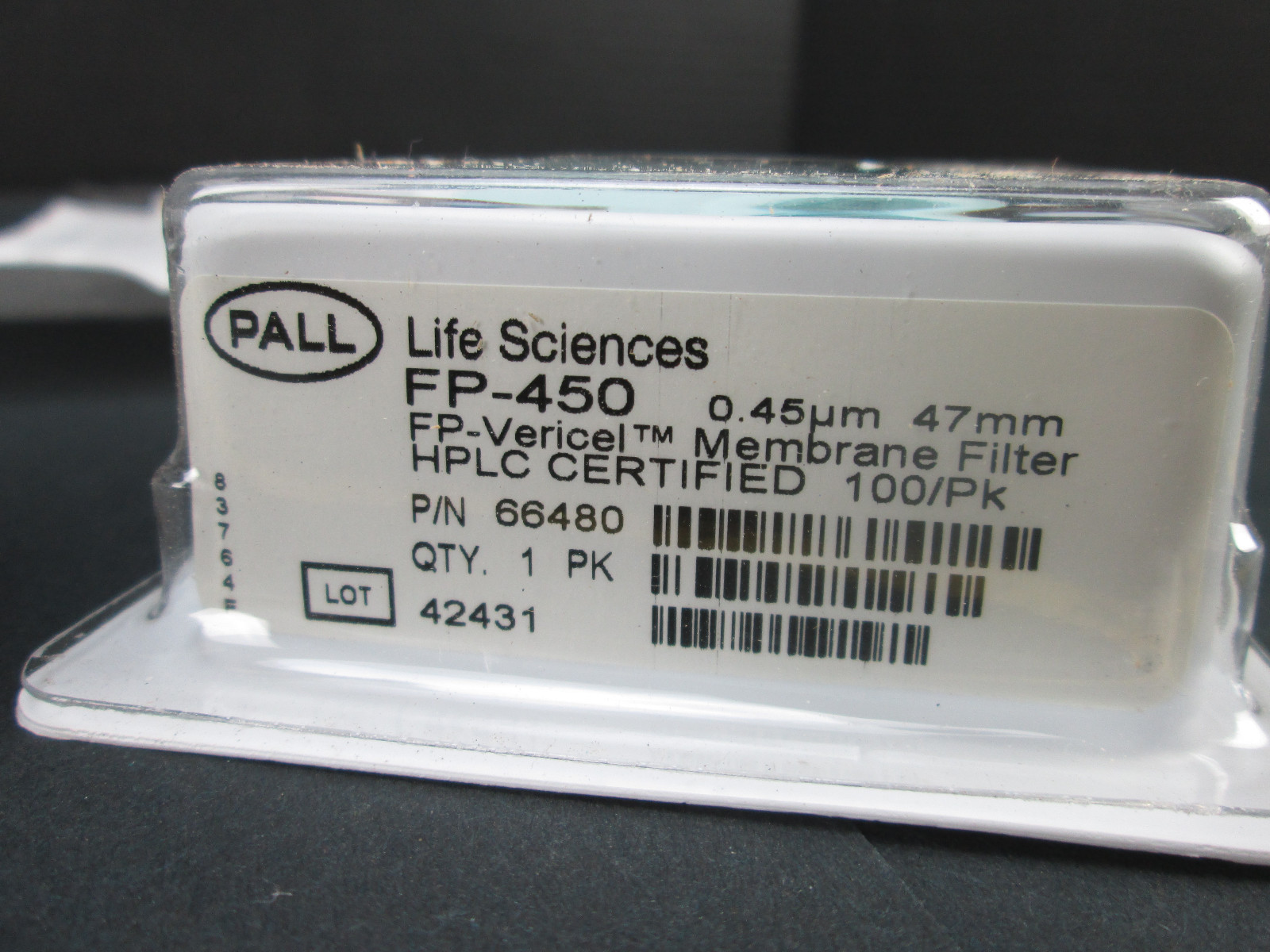 Pall corporation life sciences membrane disk 100 pack 66480 SKU A T