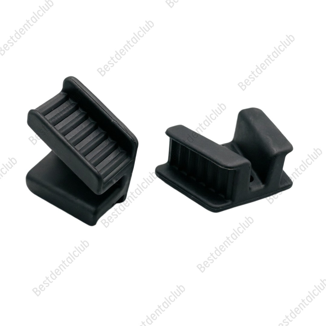 Dental Black Silicone Mouth Prop Bite Block Adult-Large Latex Free Strong Vision
