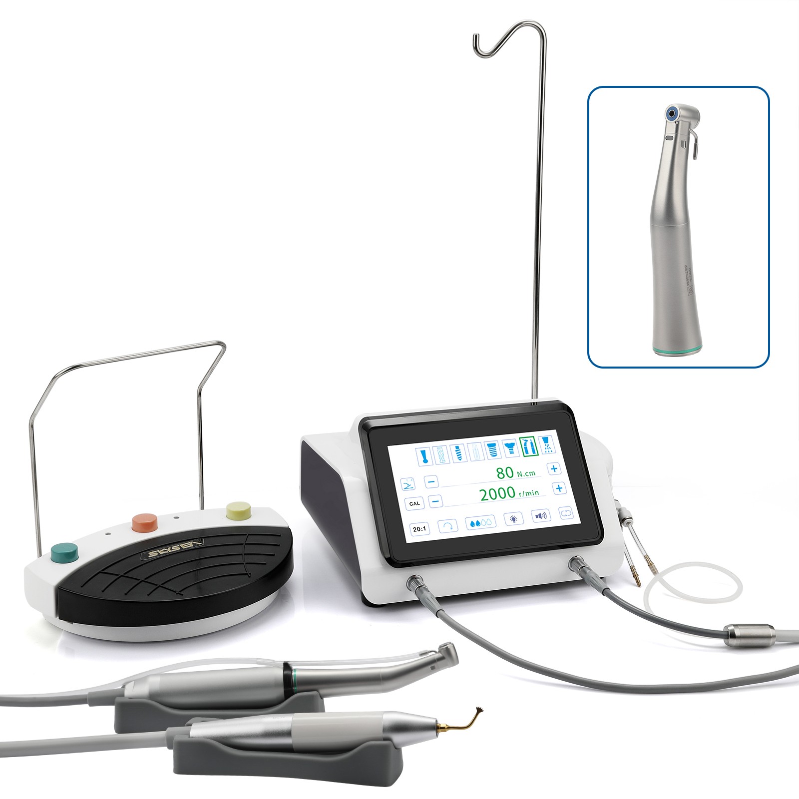 2in1 Dental Piezo Surgery & Implant Motor Device Ultrasonic Bone cutter Unit