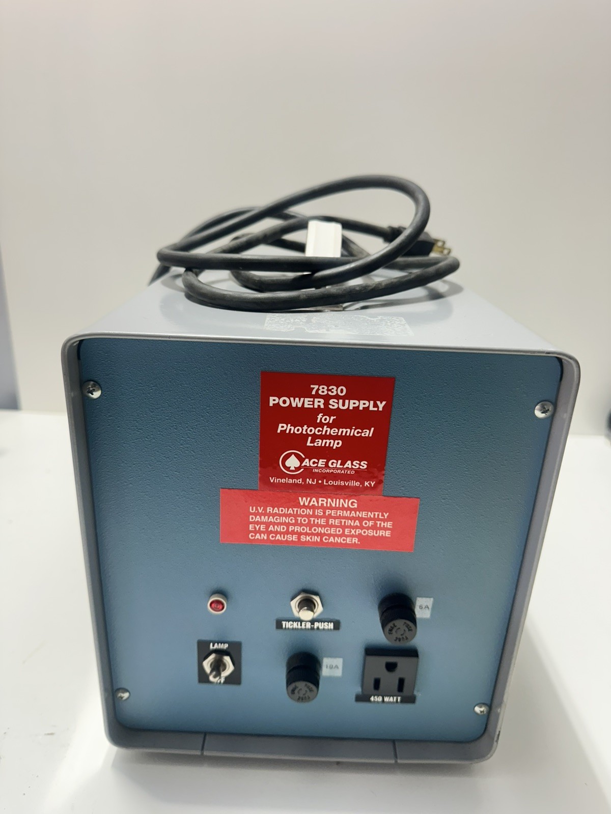 Ace Glass 7830 Power Supply 450W, Photochemical