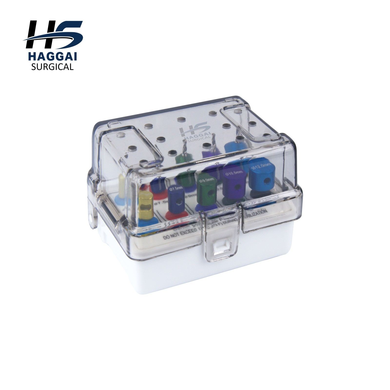 Implant Positioning Guide Kit ∅6.0-12.5 – 10 Pcs Dental Spacing Tool Drill Set