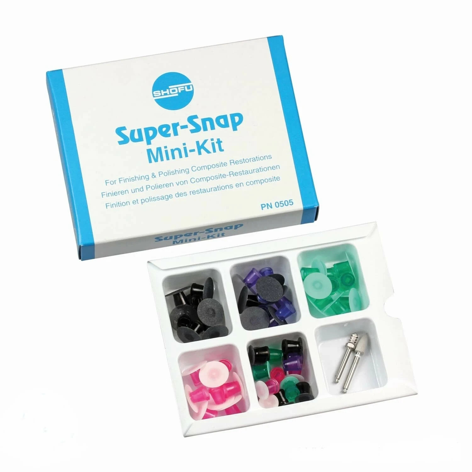 Shofu Super-Snap Rainbow Technique Mini Kit Dental composite Polish Free Ship